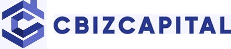 CBIZCAPITAL logo with geometric design.